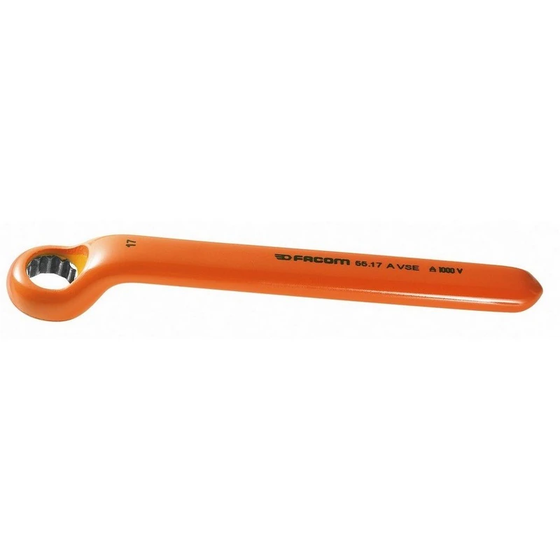 FACOM Ring Spanner, 1000 V, Insulated, 1 Piece, 55.17AVSE