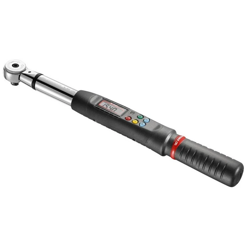 FACOM E.306A135J Electronic Torque Reading Torque Wrench with Ratchet 6.7 N.m to 135.0 N.m - Square 3/8 Inch