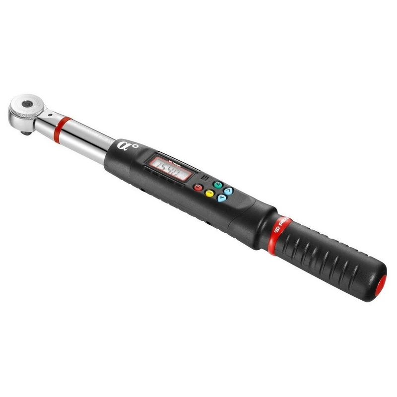FACOM E.316A30R Series E.316A Electronic Torque/Angle Wrench with Ratchet, 1/4" Square, 390 mm Length