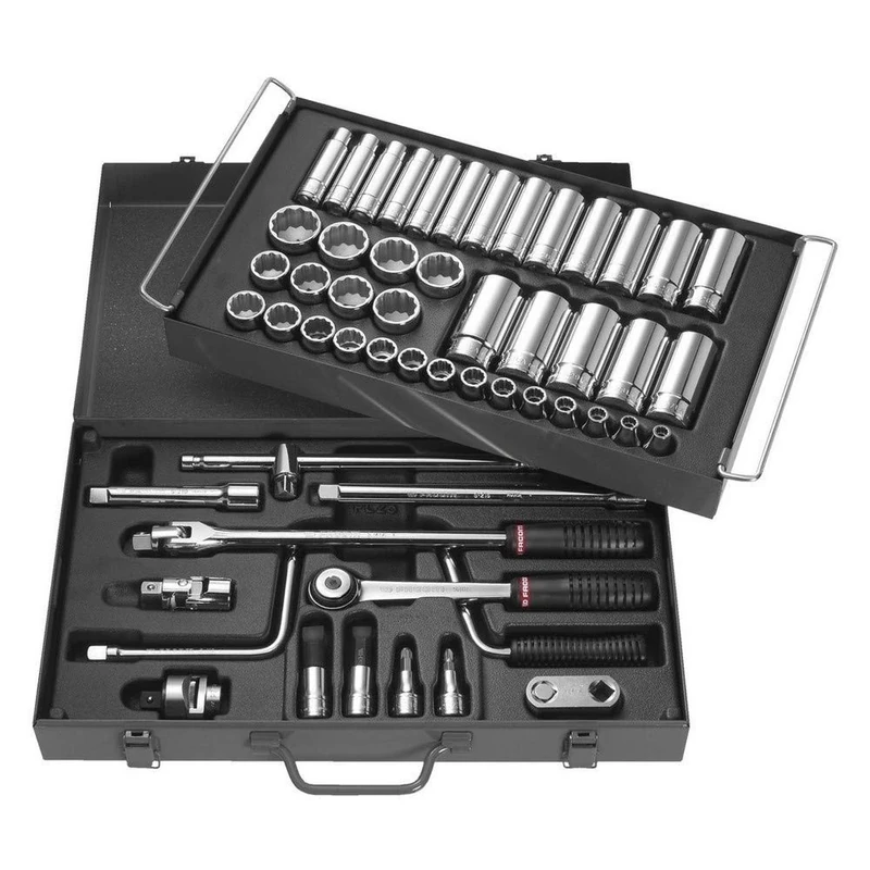 FACOM S.450EP Series S.450 Metric-Size 12-Point 1/2" Socket Set