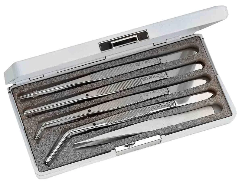 Facom Set 7 Part Igim Plastic Tweezers High Precision Price for 1 Each 147.j7