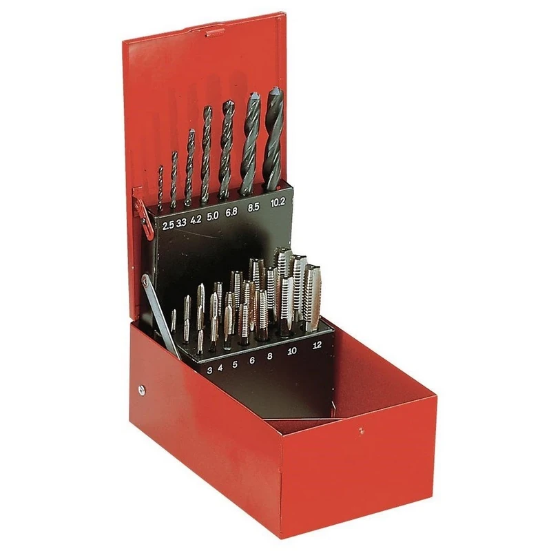 Facom 227. sj2 a Set Hand Tap and Drill Bits