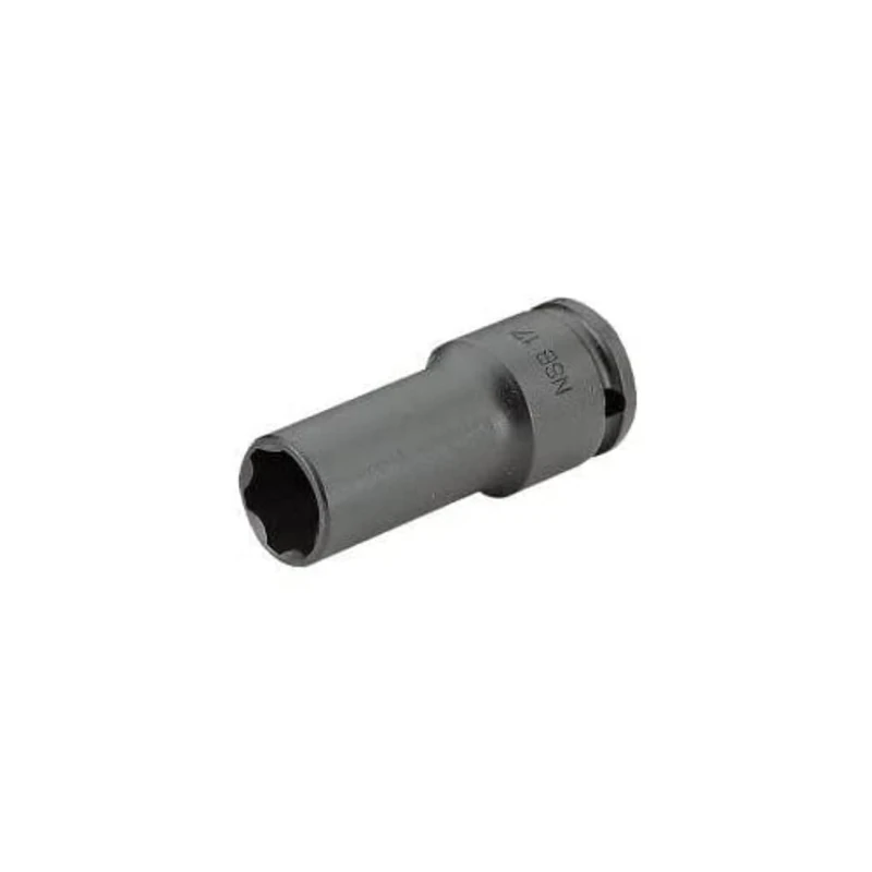 FACOM 1/2 Inch Impact Socket Spanner Hexagonal Long, SW 30 mm Convex Profile, Pack of 1, NSB.30