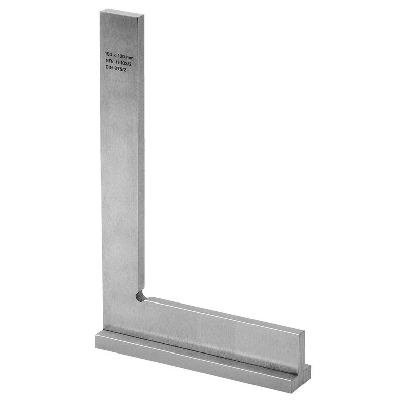 Facom Dela. 1257.06 - Precision square with hat 200mm Class 2
