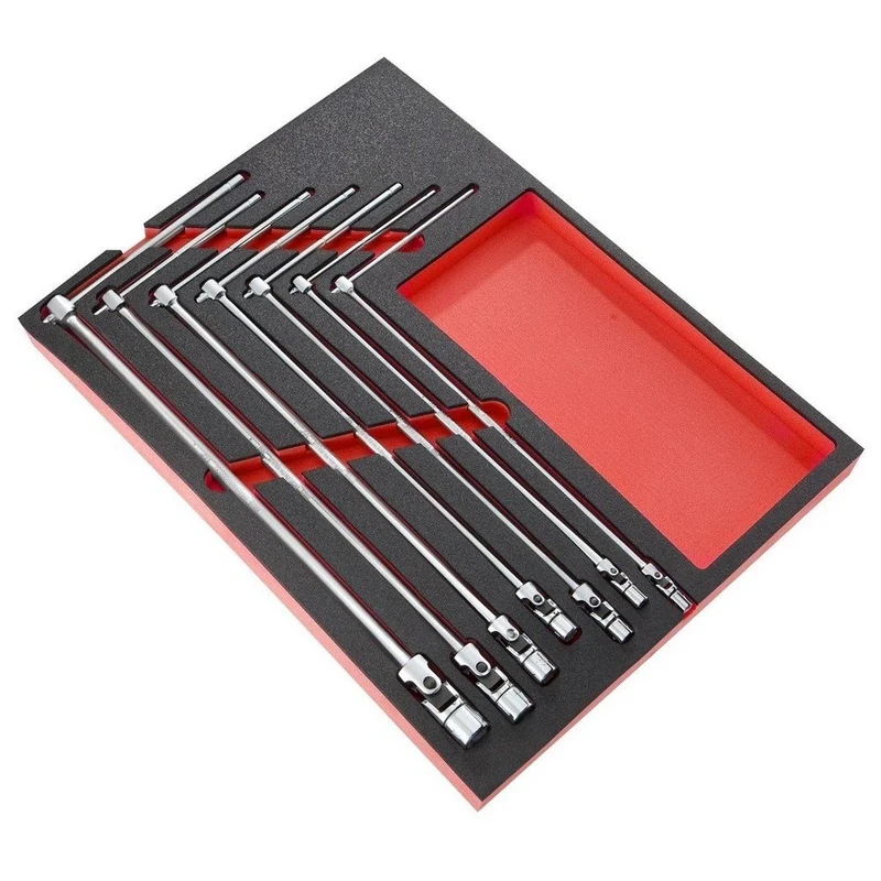 Facom MODM.99B 7 mm-19 mm Universal Joint Socket Wrench Set, 7 Pieces