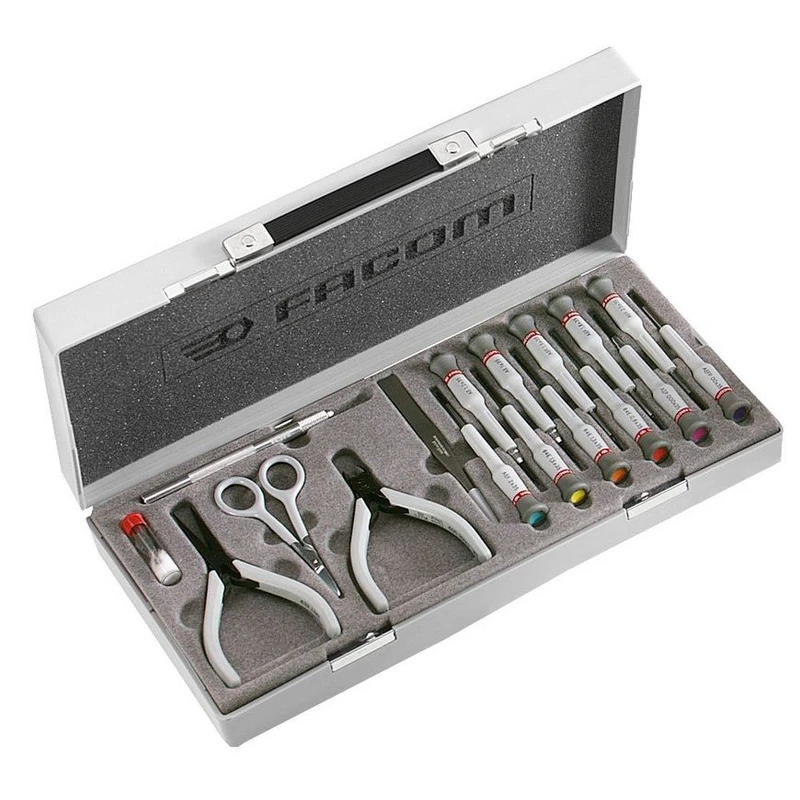 Facom MT.J1 Micro-Tech Tool Set, 16 Pieces