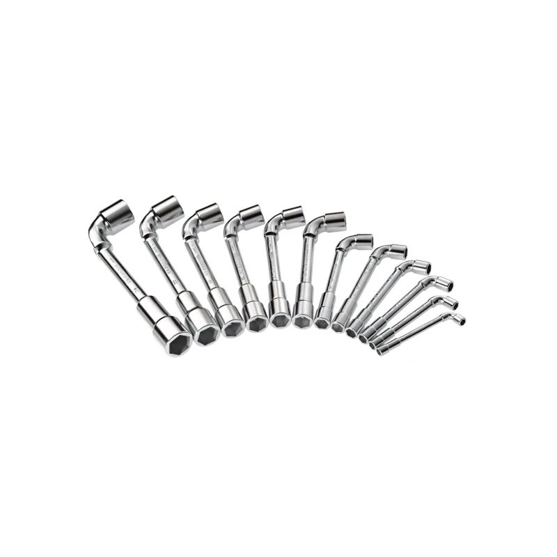 FACOM Set of 16 Pipe Wrenches - 76.JE16, Silver