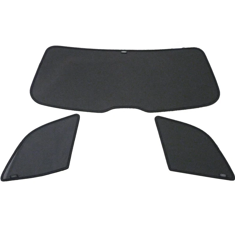 Audi 8P4064160 Sun Protection System Set of 3 for Rear Windscreen/Car Boot Sides Windows A3/S3 Sportback/Quattro RS3 Sportback