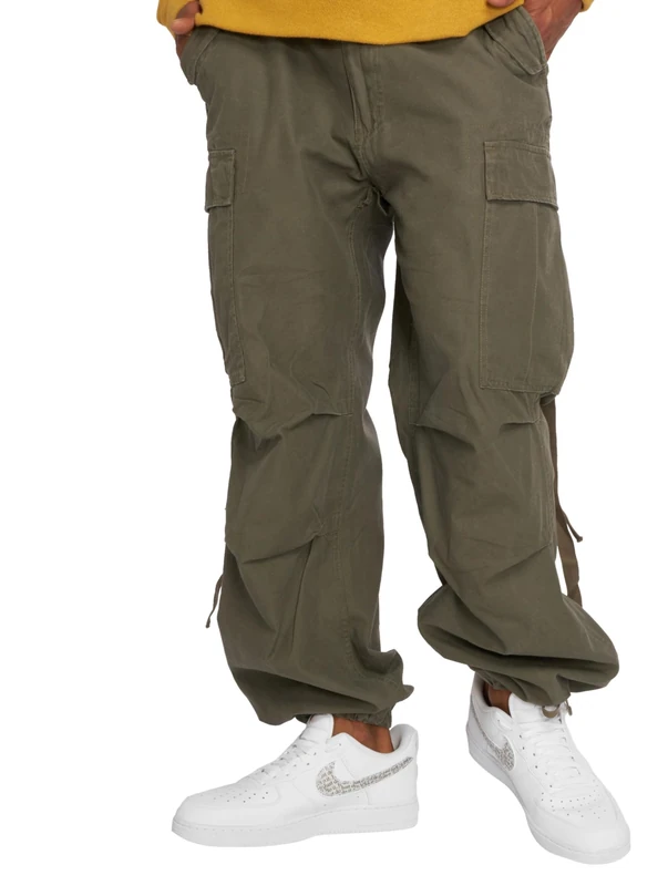 Brandit M65 Vintage Pants, Color: olive, Size: S - Image 1