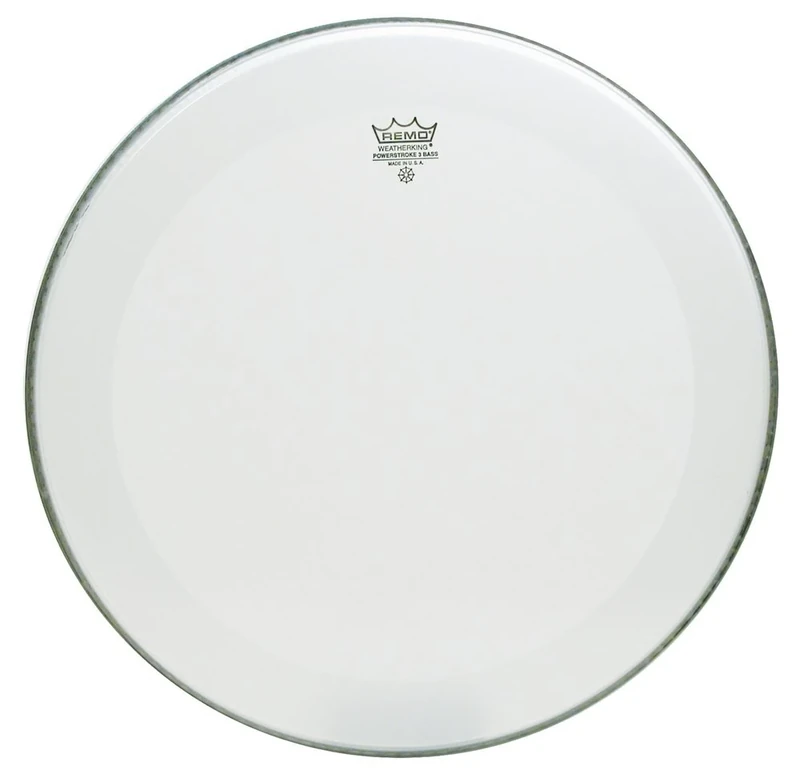 Remo Powerstroke 3 P3-1223-C1 Bass Drum Head 23 Inches White Smooth