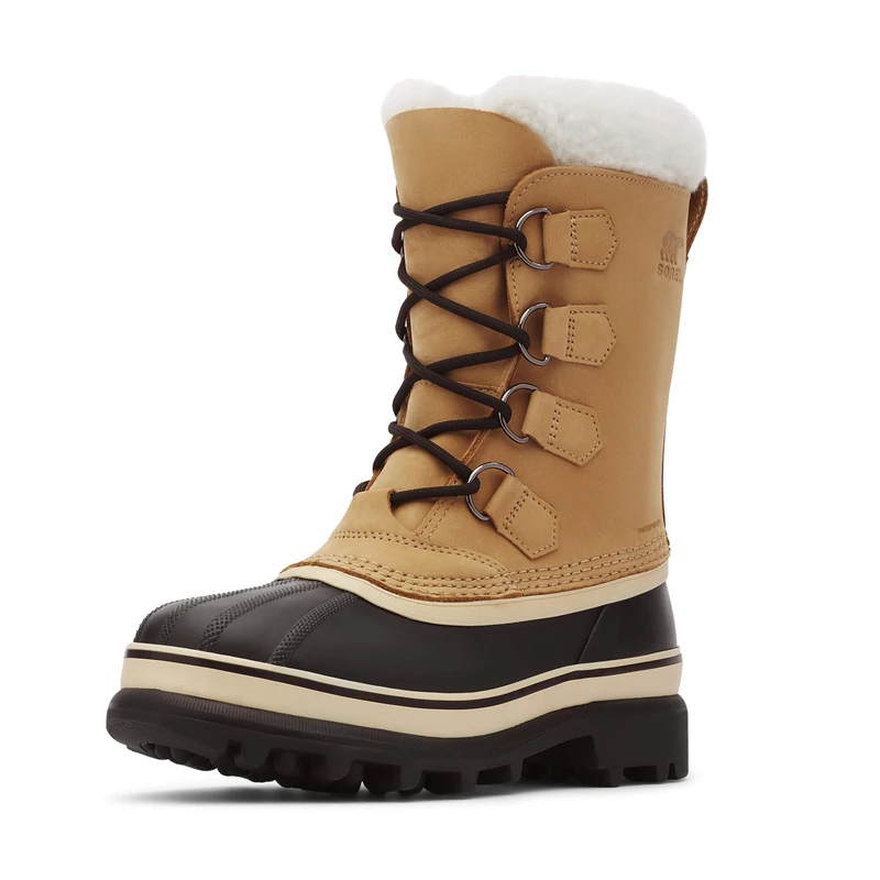 Sorel Caribou Women's Waterproof Snow Boots, Beige (Buff), 6.5 UK