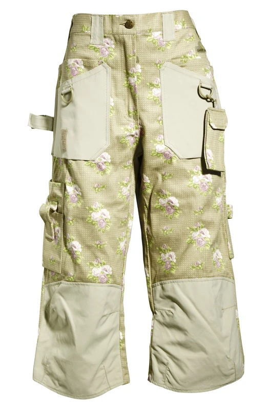 GardenGirl GGMK0532 3/4 Roses Pattern Trousers -6 UK (32 EU) - Image 1