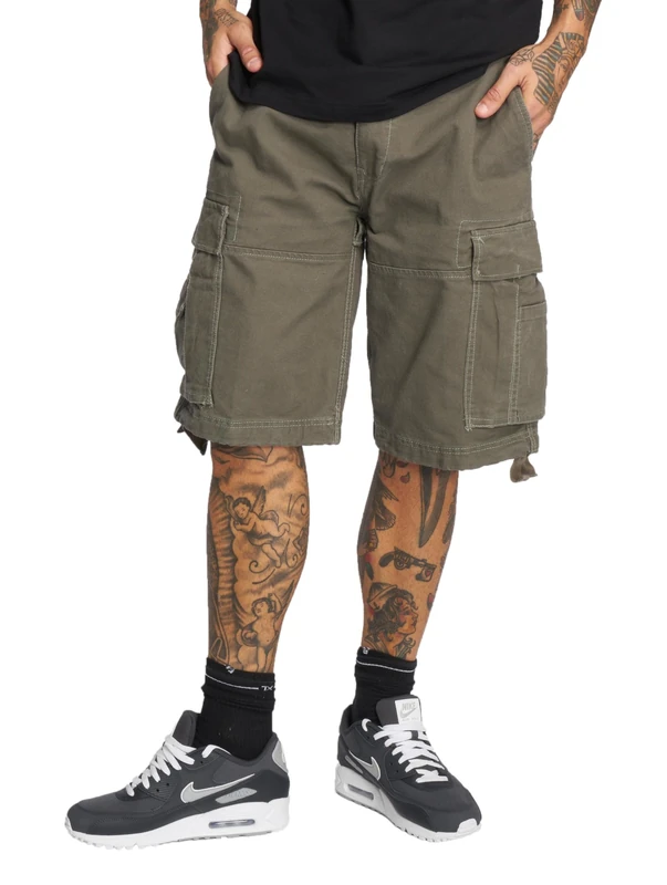 Brandit Vintage Shorts, Color: olive, Size: L