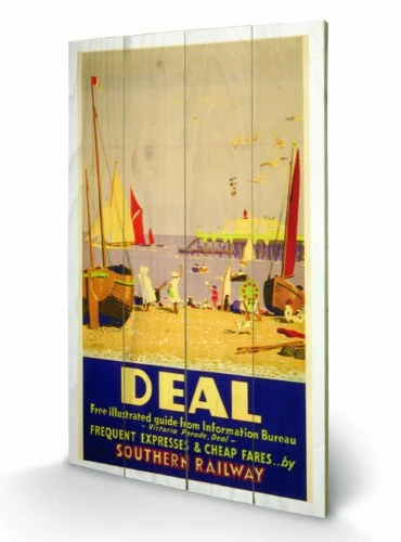 Pyramid International Deal Wooden Wall Art - 45 x 76 cm