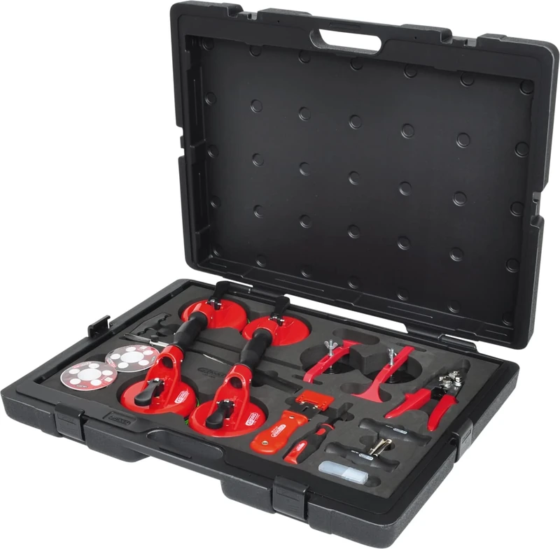 KS Tools 140.1065 Windscreen Repair Kit (12 Pieces)