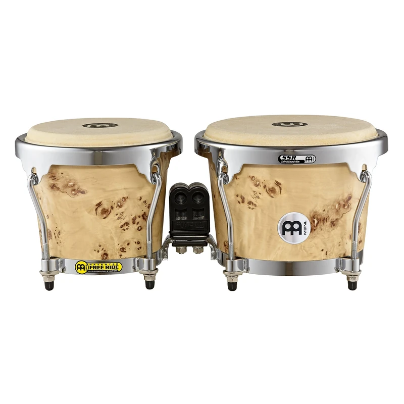 Meinl MB400DB-M RAPC Matte Finish Ratial Ply Construction Bongo - Desert Burl