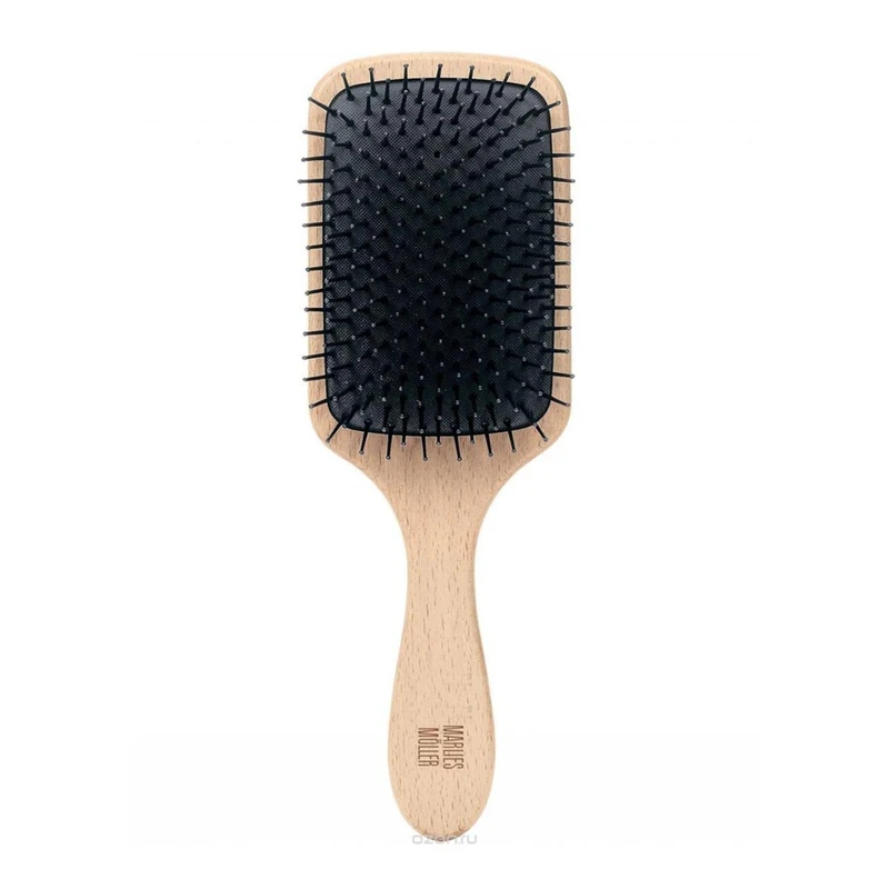 Marlies Möller Travel Hair & Scalp Brush - Scalp brush for travel - With rubber base & nylon pins - Cleanses & massages scalp & hair - For all hairtypes