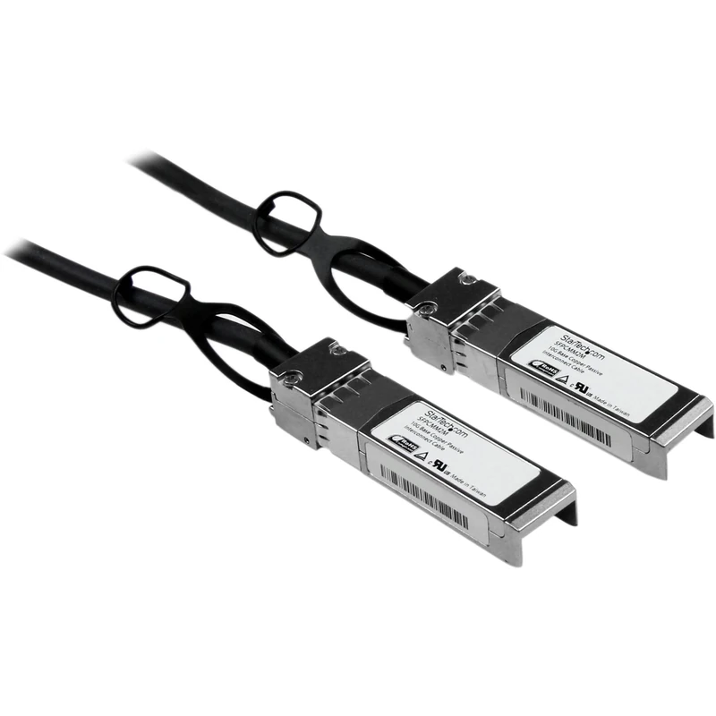 StarTech.com Cisco SFP-H10GB-CU2M Compatible 2m 10G SFP+ to SFP+ Direct Attach Cable Twinax - 10GbE SFP+ Copper DAC 10 Gbps Low Power Passive Transceiver Module DAC Firepower ASR920 (SFPCMM2M)