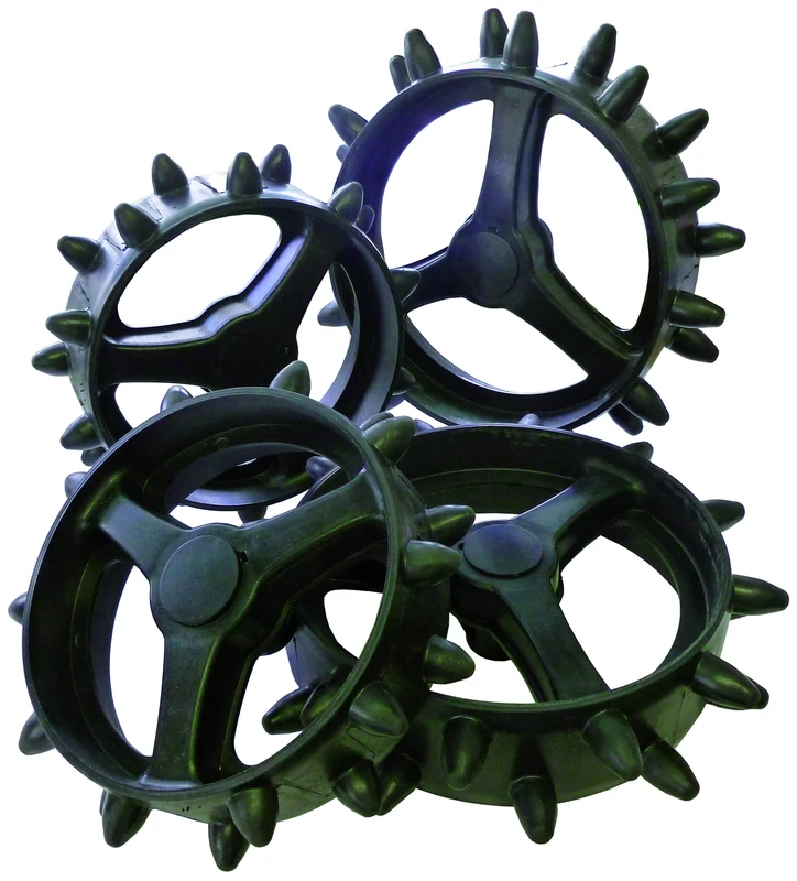 HEDGEHOG WHEELS - NEW MICROCART SET Unisex Adult Sun Mountain Fairway Protector - Black, Sun Mountain