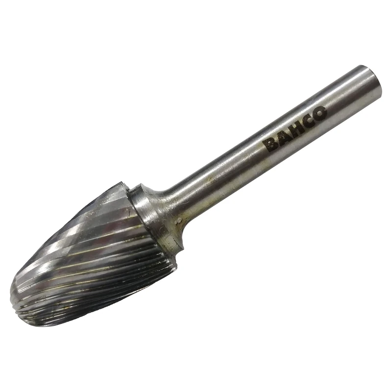 Bahco F1625M06 Tungsten Carbide Rotary Burr with 28 Tooth, 0 V, Silver