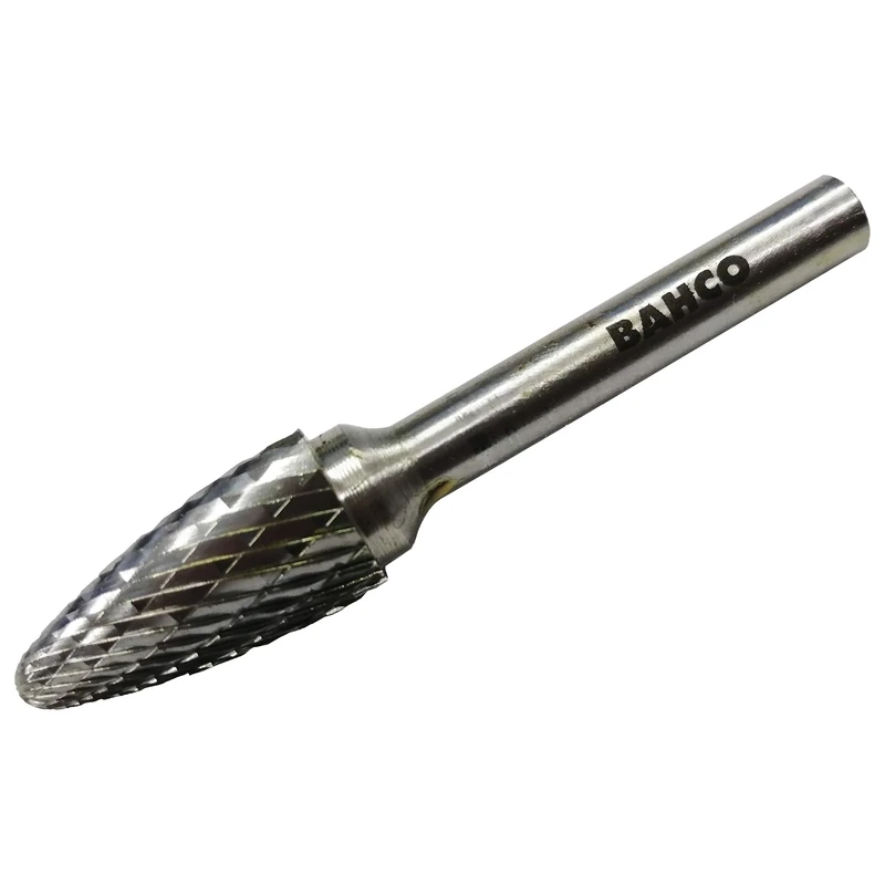 Bahco F1625M06X Tungsten Carbide Rotary Burr with 28/14 Tooth, 0 V, Silver