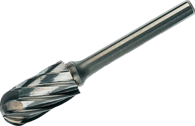 Bahco C1225AL06 Rotary Burr with Cylindrical Round Nose Al-Cut, 0 V, Silver, 70 mm