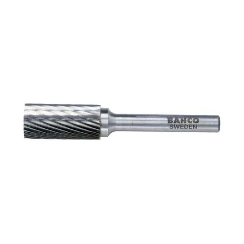 Bahco A0820M06XE Cylindrical XE-Cut Rotary Burr, Silver, Medium, 8 x 60 mm