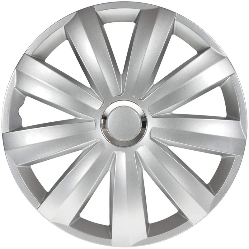 AutoStyle Set wheel covers Venture Pro 13-inch silver + chrome ring (Nylon)
