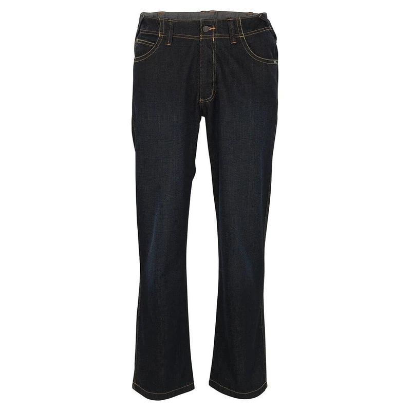 Mascot 50403-869-A32 Fafe Frontline Jeans, Size 82C49, Dark Denim Blue - Image 1