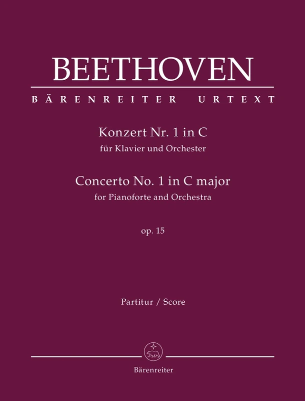 Concerto No.1 in C major Op.15 for Piano (Full score)