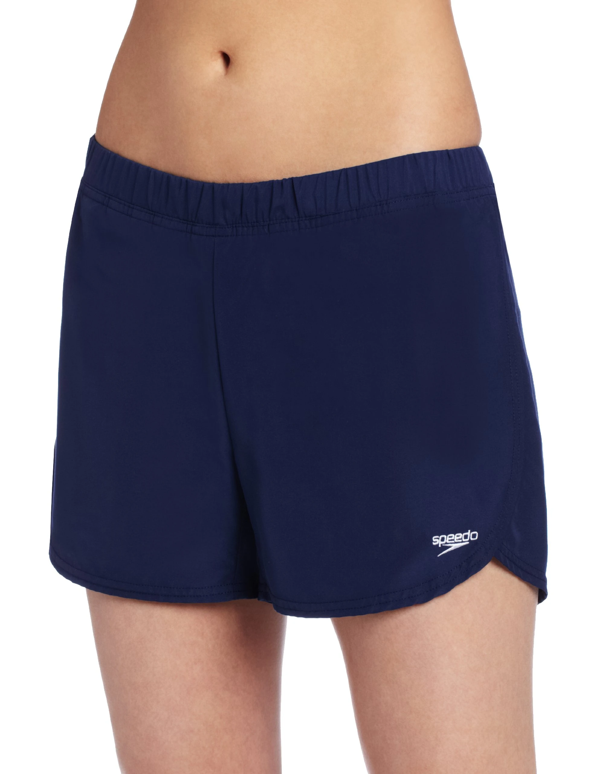 Speedo Women's Swim Short With Compression, Nautical Navy, Small