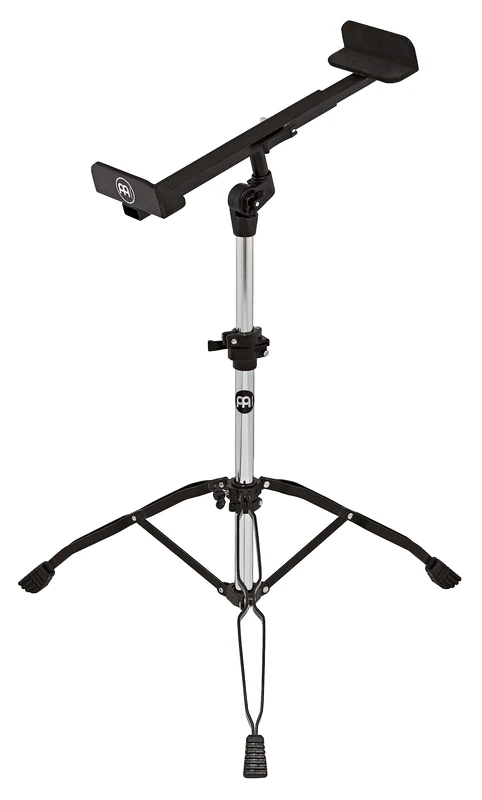 Meinl Percussion Professional Cajon Stand - Stand for Standard Cajon - Fully Adjustable - Steel, Chrome (TMCAJ)