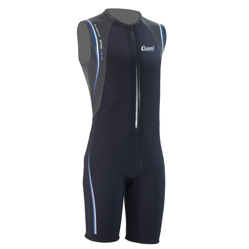 Cressi Men's Termico Sleeveless Shorty Neoprene Thermal Wetsuit - Black, 2X-Large/Size 6