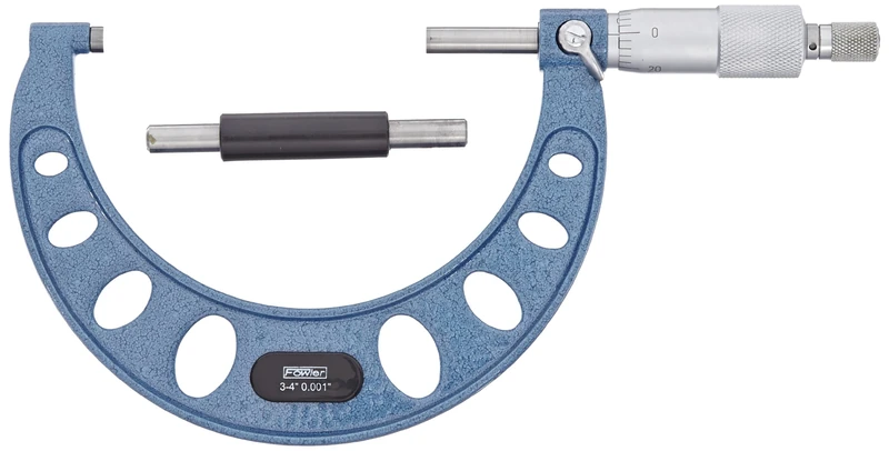 Fowler 52-253-004-1, Premium Outside Inch Micrometer With 3-4" Measuring Range