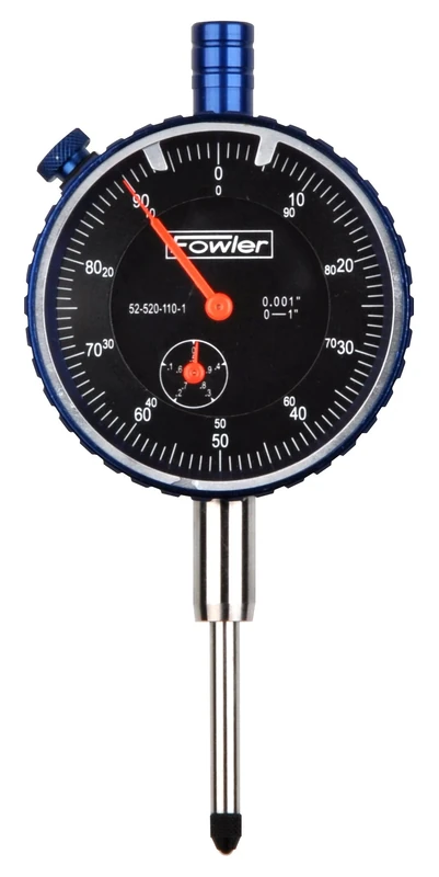 Fowler 52-520-110-1, ADG Dial Indicator with 0-1" Measuring Range (Black)
