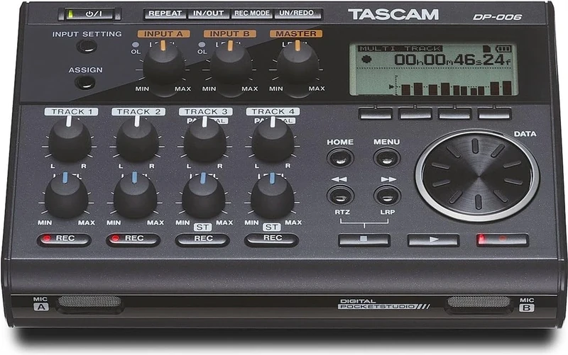 Tascam DP-006 – 6-Track Digital Pocketstudio