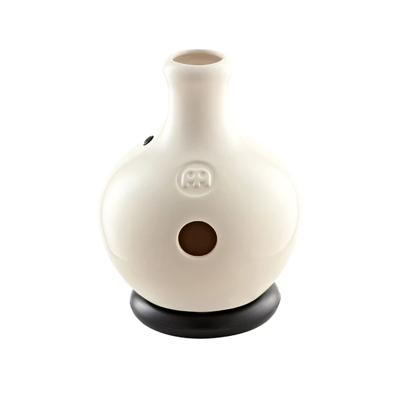 Meinl Percussion Quinto Ibo Drum - Instrument with Built-in Microphone Hole - Ceramic, White (ID10WH)