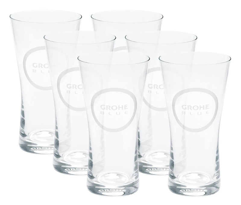 GROHE 40437000 Blue 6 Water Glasses