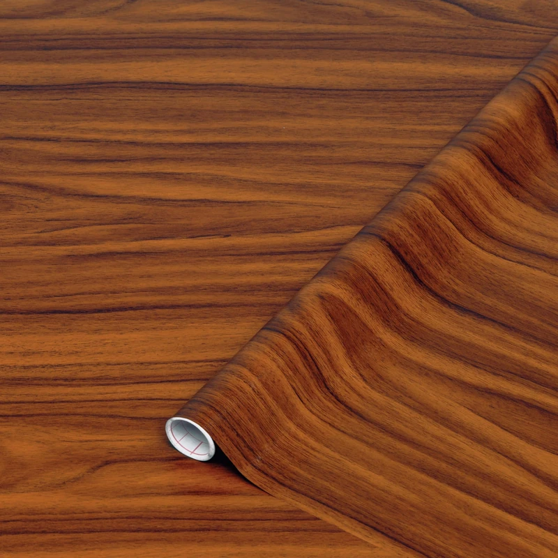 d-c-fix Furniture Adhesive Film, Gold Walnut, 90 cm x 15 m, Washable and Self-Adhesive Decorative Film for Kitchen, Cupboard, Table & Windowsill, Modern and Sustainable
