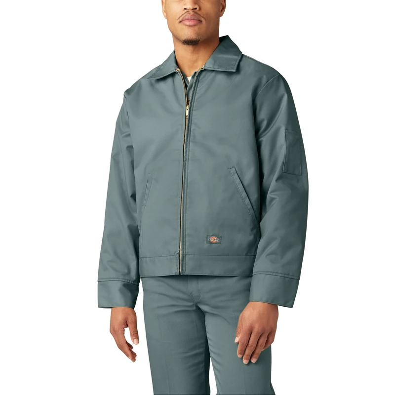 Dickies Men's Lined Eisenhower Jacket, Lincoln Green, L UK