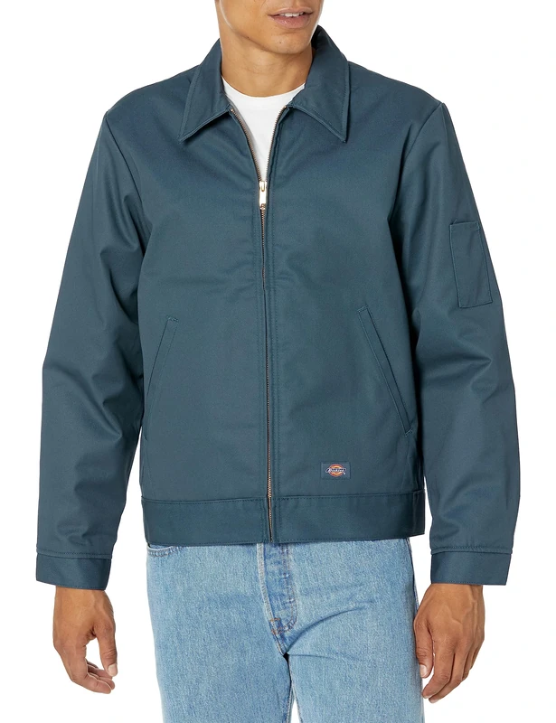 Dickies - TJ15 Lined Eisenhower Jacket, X-Large x Regular, Air Force Blue