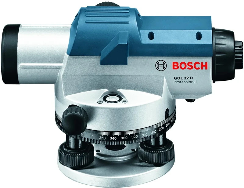 Bosch Professional Optical Level GOL 32 D (32x magnification, unit of measure: 360 degrees, range: up to 120m, in carrying case)