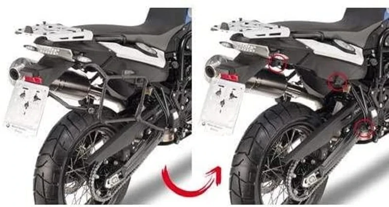 Givi – Rapid Release Tubular Side Cases Monokey PLR5103 BMW F650GS 08 – 13, BMW F800GS 08 – 13, BMW F700GS 08 – 13