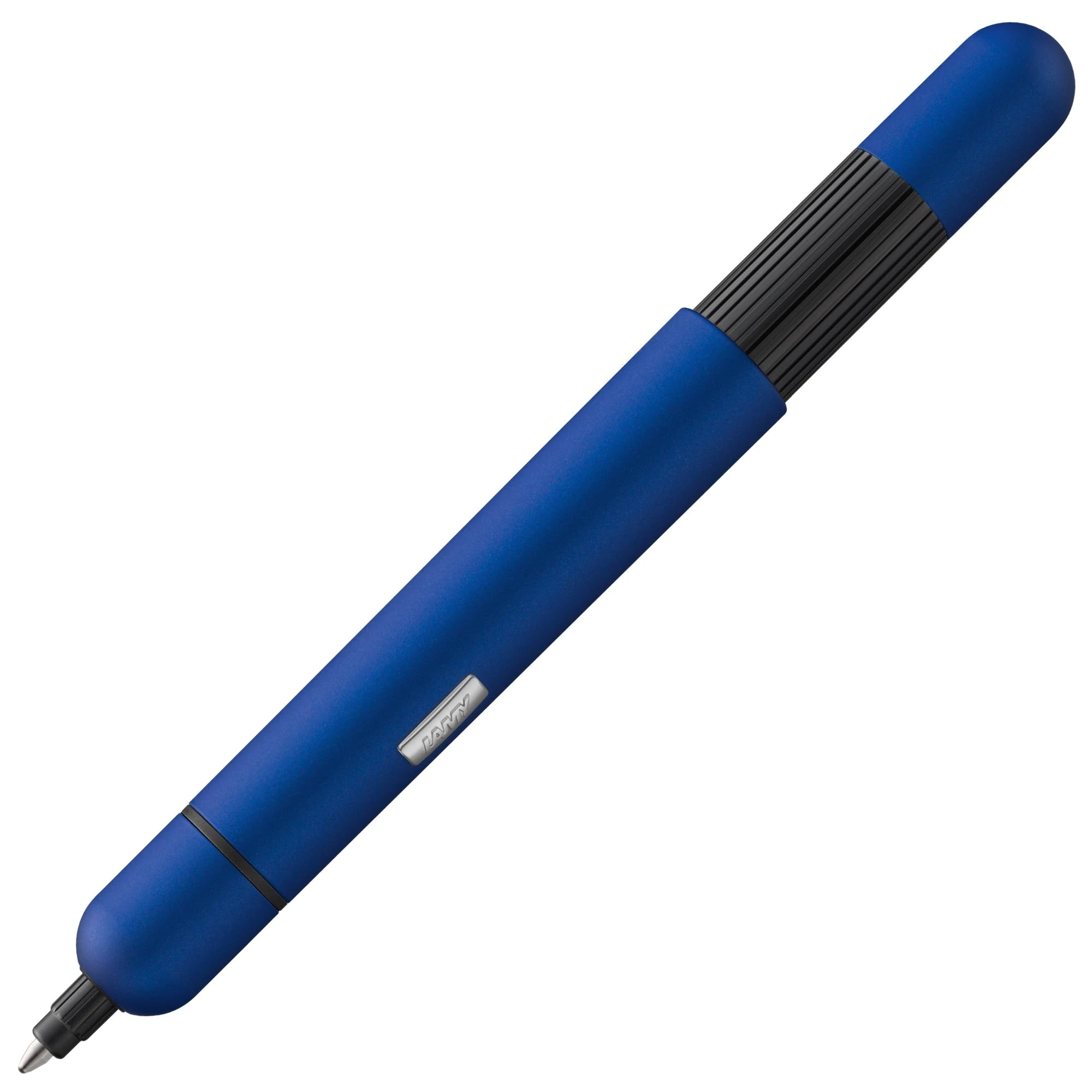 Lamy pico imperialblue ballpoint pen - Innovative pocket pen - with one click in full size - metal barrel & line width M - incl. compact refill M 22 in black