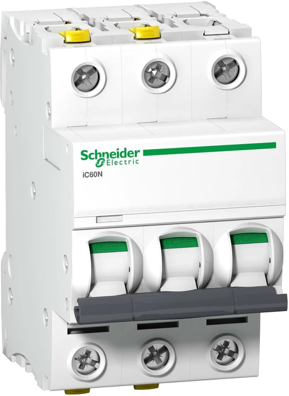 Schneider A9 °F04313 Circuit Breaker IC60 N 13 A, 3p, C Characteristic