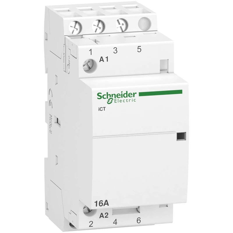 Schneider A9C22813 Contactor Ict 16A 3No 220-240 Vac, White, Set Of 6 Piece