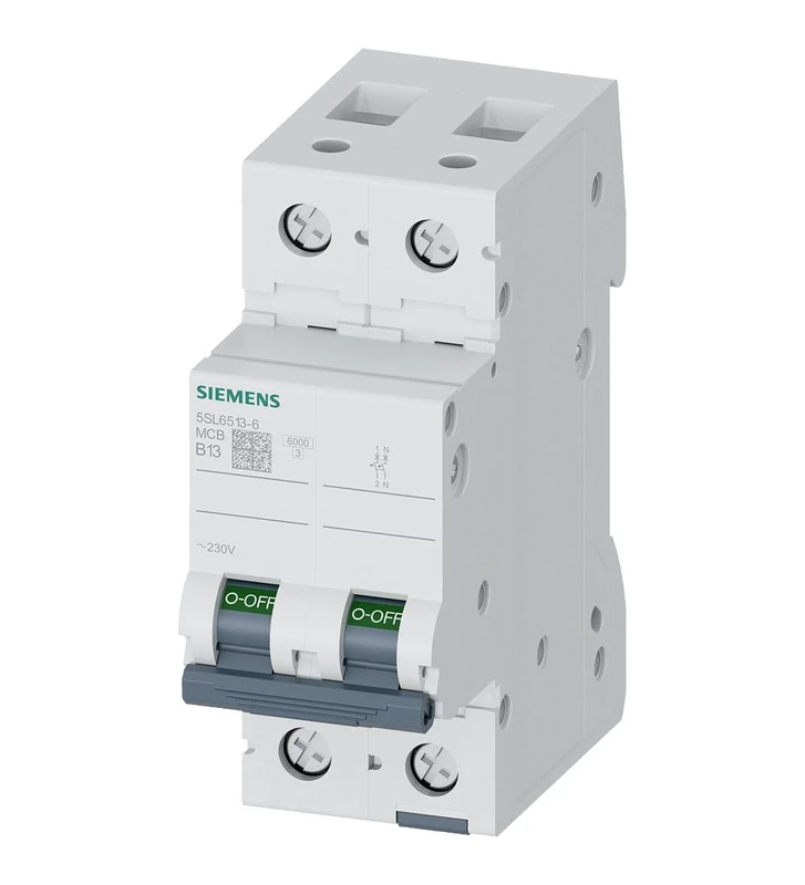 Siemens 5sl6 – Automatic magnetotermico 230 V 6 kA 1 + Neutral Poles B 13 A
