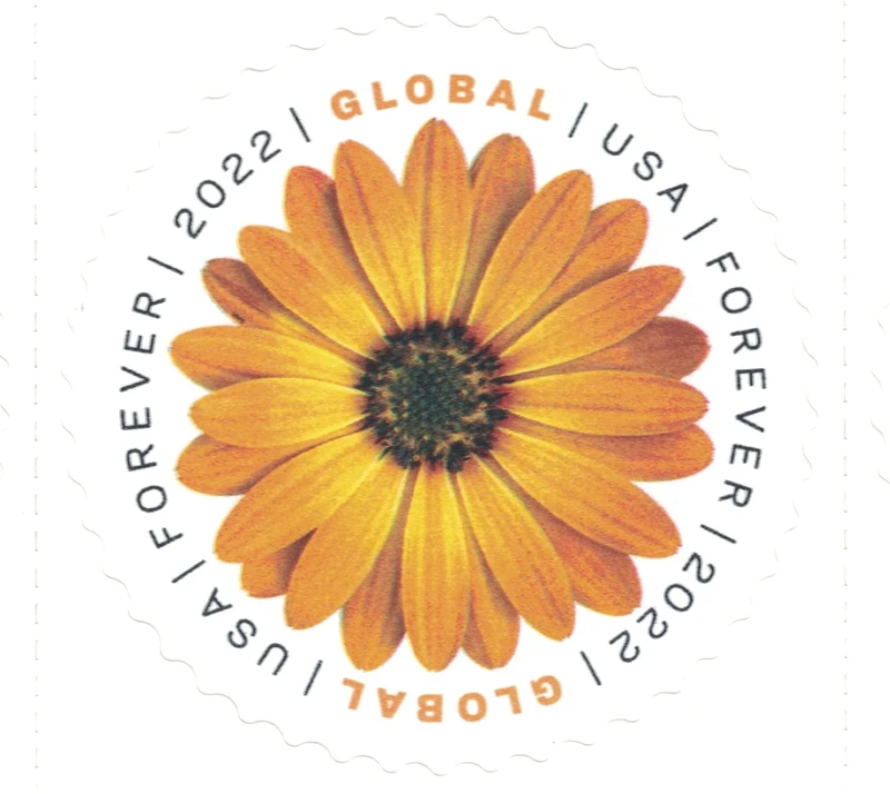 U.S. Mail Global Forever International U.S. Postage Stamps Sheet of 20 Stamps - Image 1