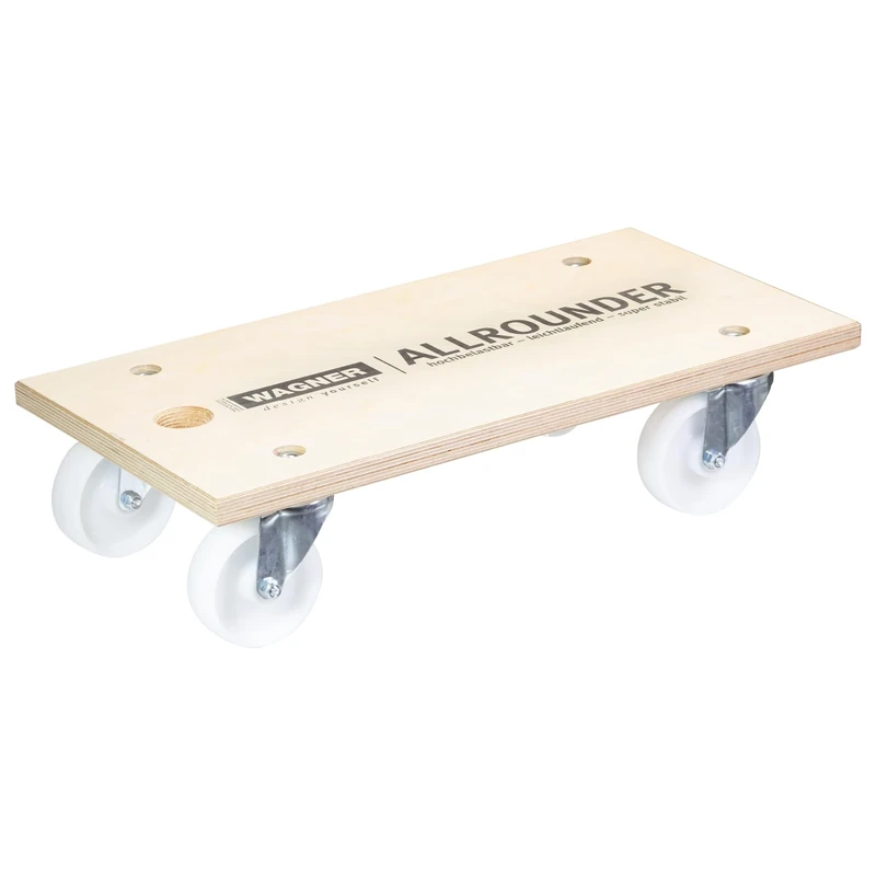 WAGNER moving dolly MM 1127 I 59 x 30 cm I practical carrying hole - ideal for unwieldy items, equipment & furniture I FSC®-certified I load capacity 500 kg - 20112701