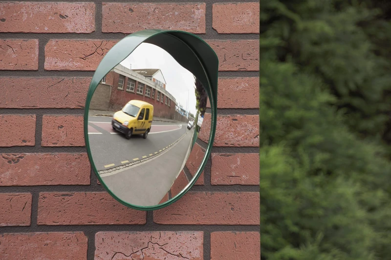 Mottez Driveway Traffic Mirror Green 40 cm